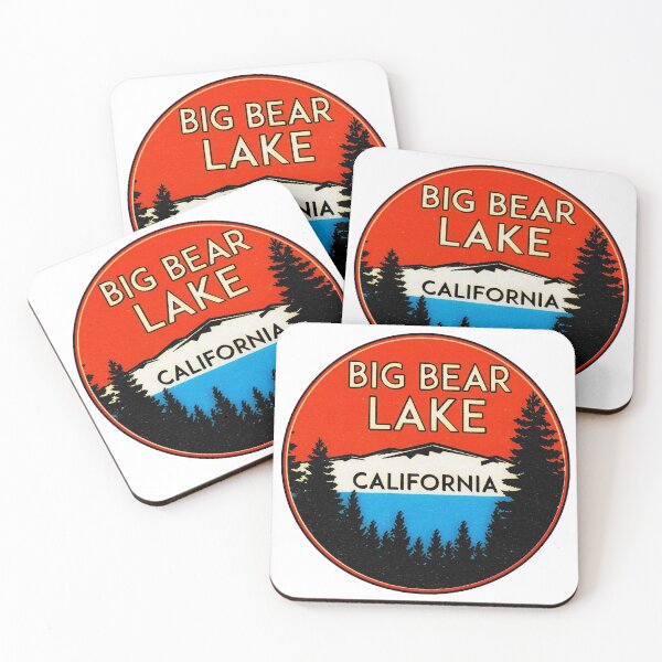 Item preview, BIG BEAR LAKE CALIFORNIA REPUBLIC SKIING SKI LAKE BOAT BOATING BEAR SNOWBOARD designed and sold by DESTINATIONS DECAL.