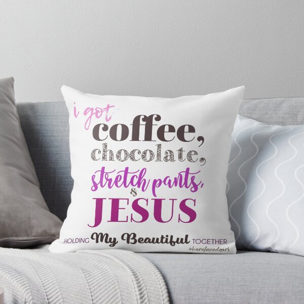 Artikelvorschau, Barefacedgirldesigns: Ich habe Kaffee, Schokolade, Stretch Pants & Jesus entworfen und verkauft von barefacedgirl.