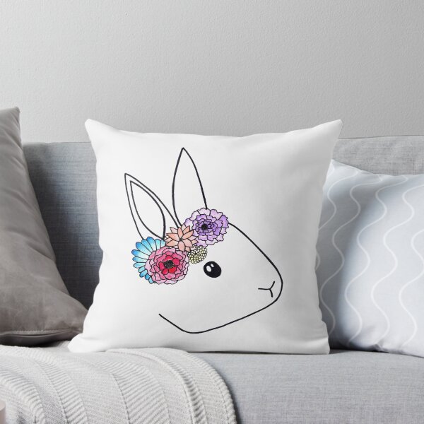 Item preview, Bunny with Flower Crown designed and sold by Calen  Picard-Carroll.