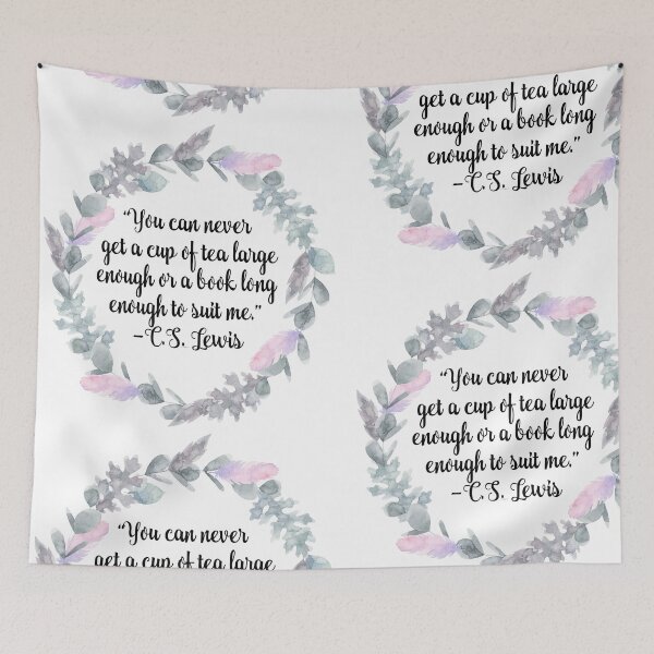 Item preview, CS Lewis Quote designed and sold by erinbookdragon.
