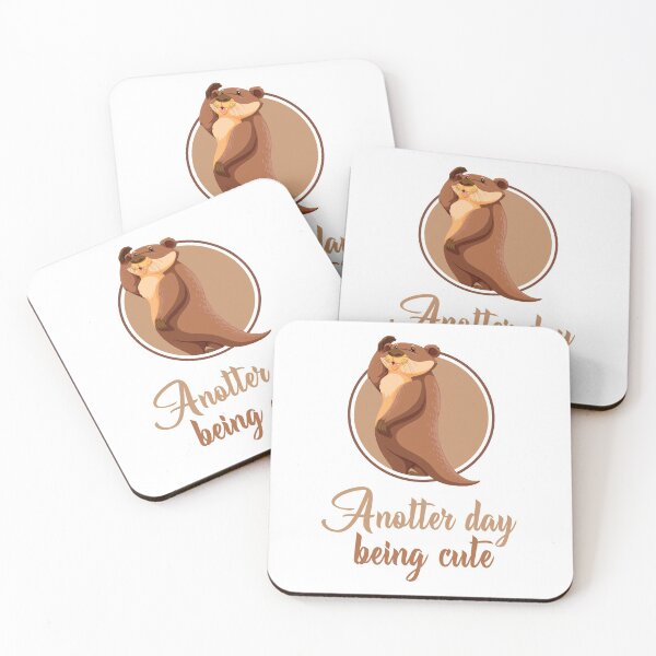 Item preview, Cute Otter Pun "Anotter day being cute" designed and sold by GasparArts.