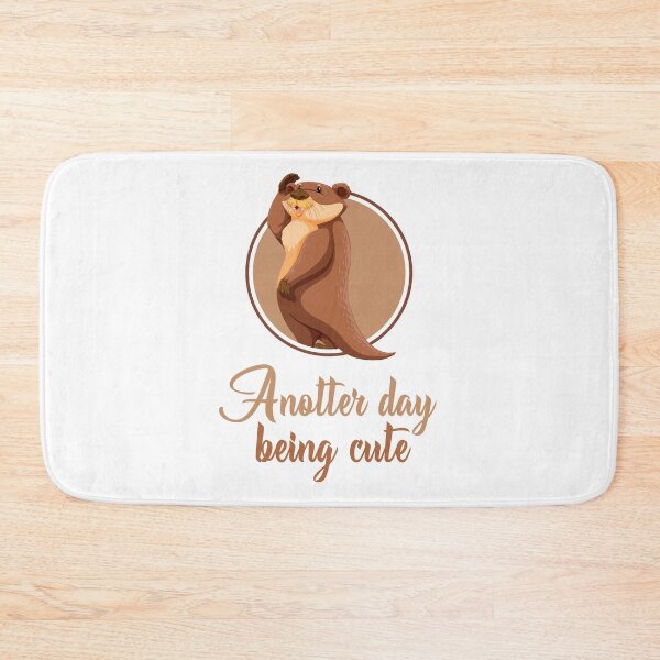 Item preview, Cute Otter Pun "Anotter day being cute" designed and sold by GasparArts.