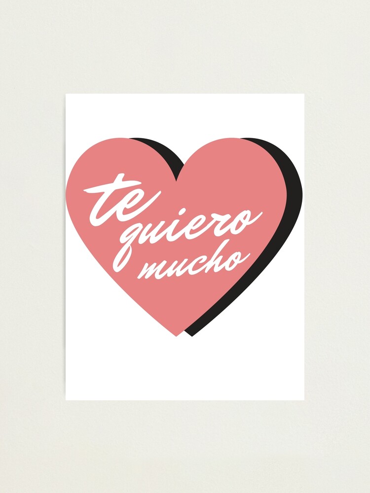 Te quiero mucho! Sticker for Sale by mylensflow