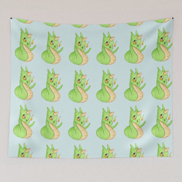Item preview, Puff the Adorable Dragon! designed and sold by mwaskedemos.
