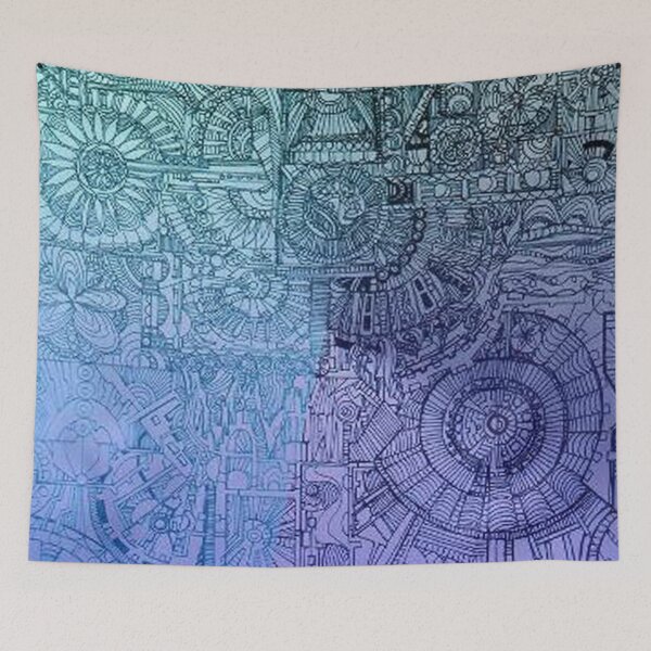 Item preview, "tapestry of inner workings" designed and sold by Rachna Rajen.