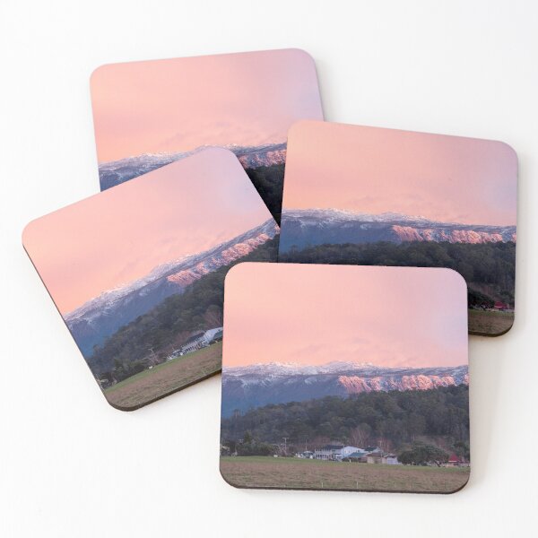Item preview, Sunrise and Snow - Mole Creek and Mt Roland designed and sold by Leeo.