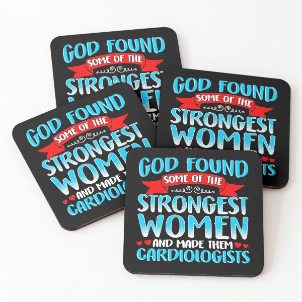Item preview, God Found Strong Women - Cardiologist Occupation designed and sold by Maria Garcia.