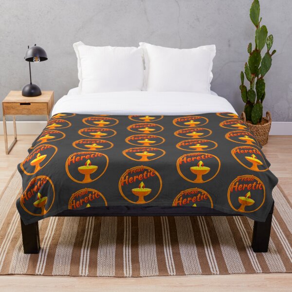 Proud Heretic Throw Blanket