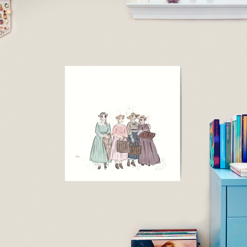 little women Art Print for Sale by artslucyw Redbubble