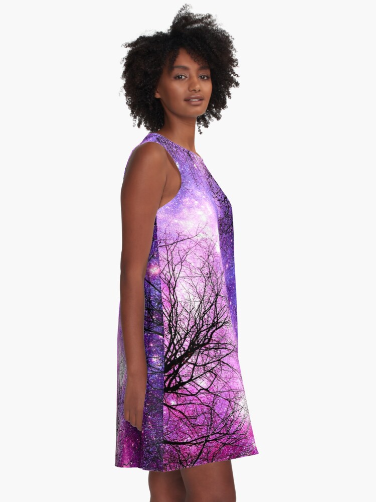 fuchsia purple dress