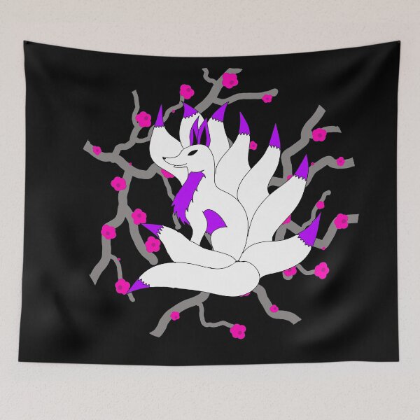 Item preview, 9 tail fox with purple designed and sold by FloWynn.