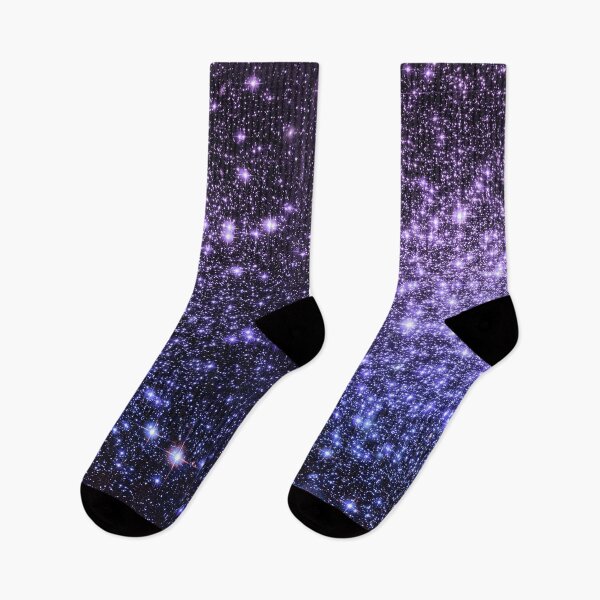Item preview, Galaxy Sparkle Stars Lavender Periwinkle Blue Ombre  designed and sold by 2sweetsDesign.