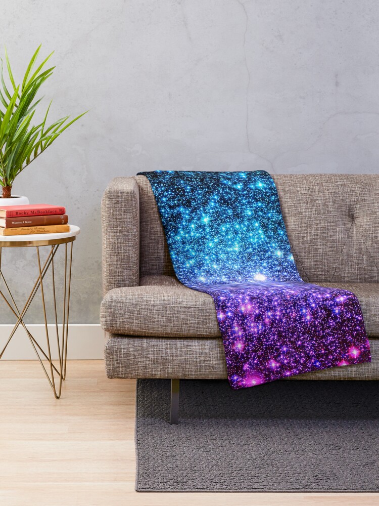 Purple blanket with online stars