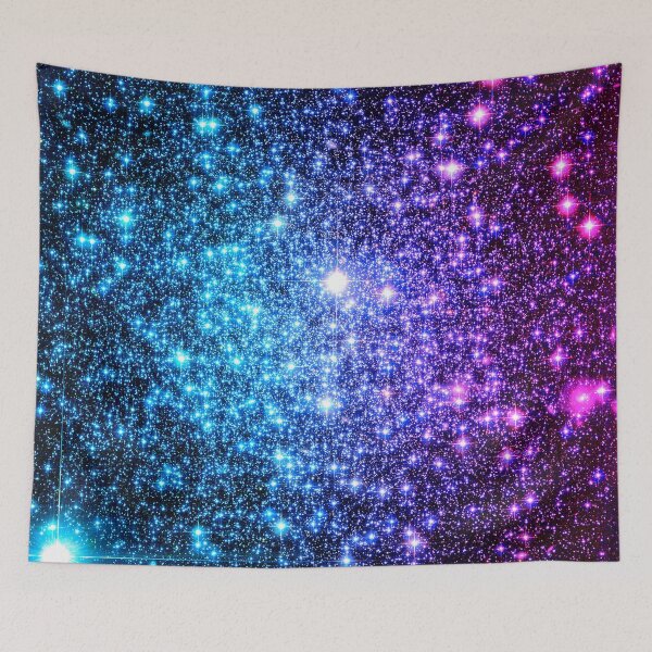 Item preview,  Galaxy Sparkle Stars Turquoise Blue Purple Hot Pink designed and sold by 2sweetsDesign.
