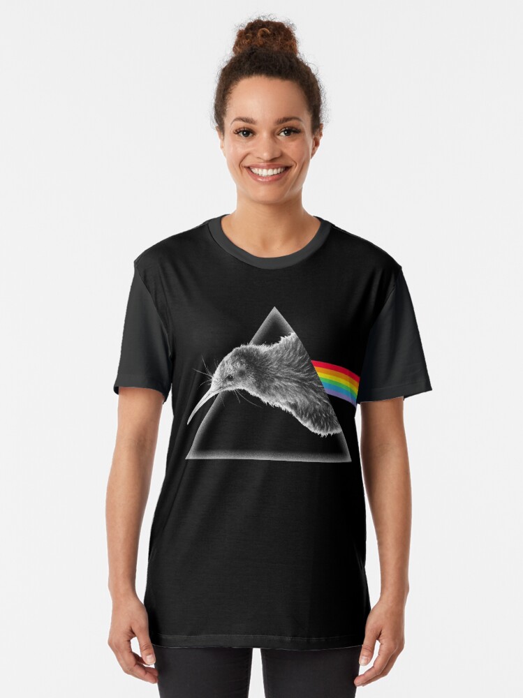 Alternate view of The Kiwi Side of Rock Graphic T-Shirt