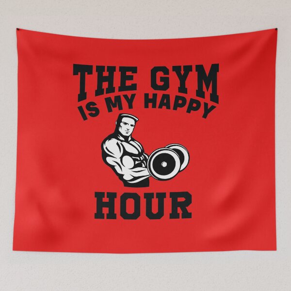 Item preview, THE GYM IS MY HAPPY HOUR designed and sold by creativeliberty.