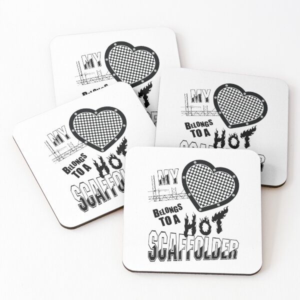 Item preview, MY HEART BELONGS TO A HOT SCAFFOLDER designed and sold by ScaffoldMob.