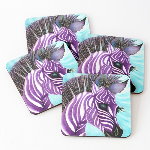 Item preview, Purple Baby Zebra - Purple Zebra Stripes designed and sold by JanineRileyArt.