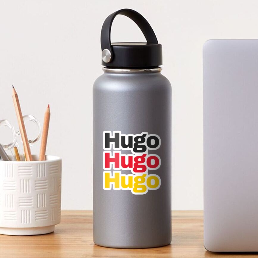 hugo-german-flag-name-sticker-for-sale-by-el-patron-redbubble