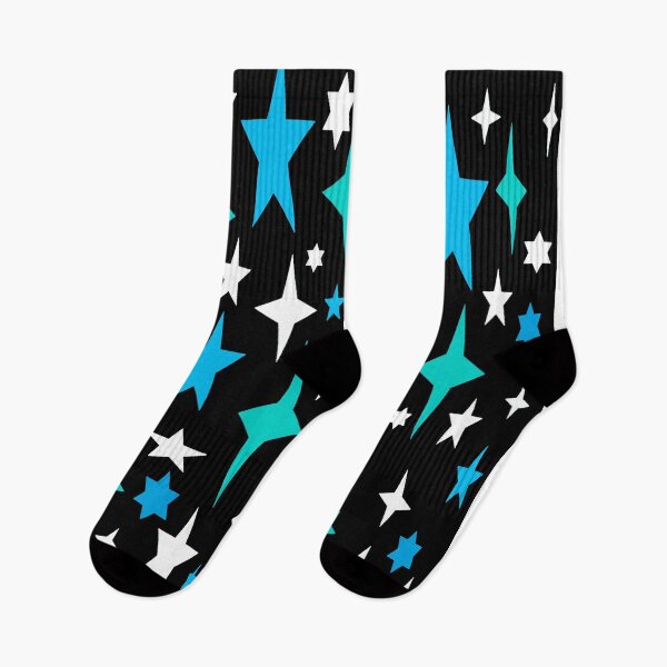 Item preview, Mid-century Atomic Stars Turquoise Blue Retro  designed and sold by 2sweetsDesign.