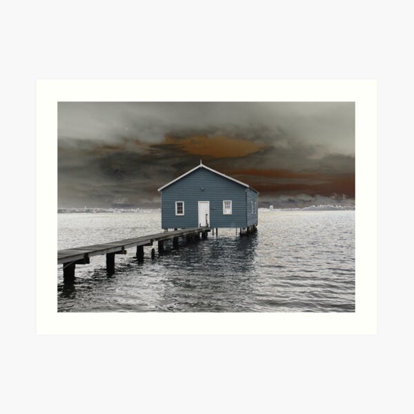 Crawley Boatshed Art Print