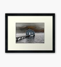 Crawley Boatshed Framed Print
