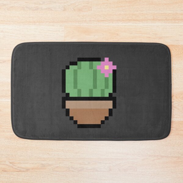 Item preview, Mini cactus pixel (grey ver.) designed and sold by starmarkets.