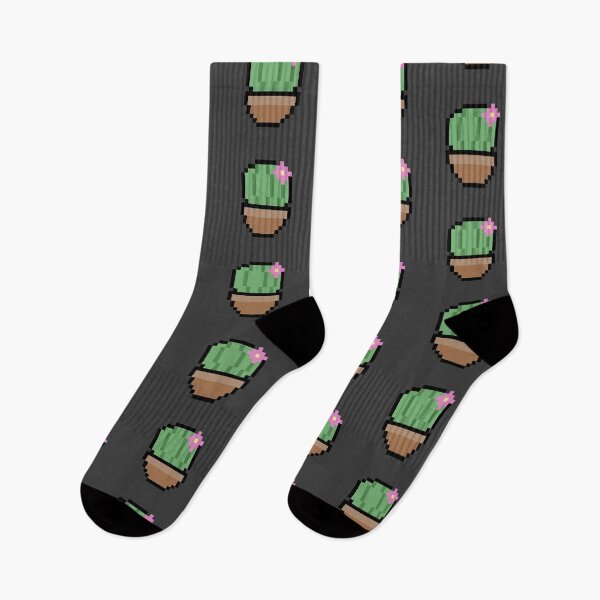 Item preview, Mini cactus pixel (grey ver.) designed and sold by starmarkets.