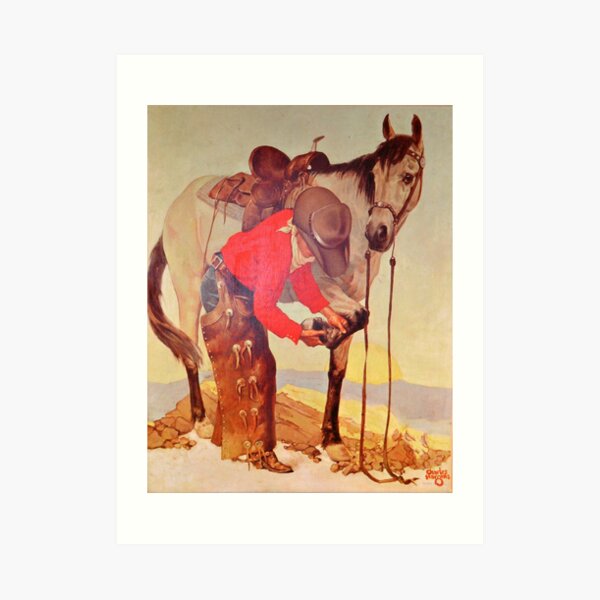 Charles Hargens Stetson Hat Advertisement Art Print