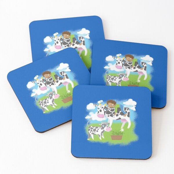 Item preview, I LOVE COWS little boy riding designed and sold by jasmineberry.