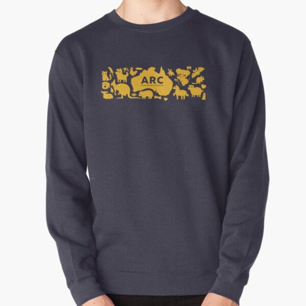ARC Animals across Australia - in yellow Pullover Sweatshirt