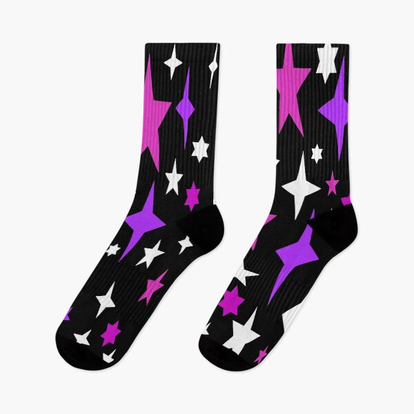 Item preview, Mid-century Atomic Stars Fuchsia Purple Retro designed and sold by 2sweetsDesign.