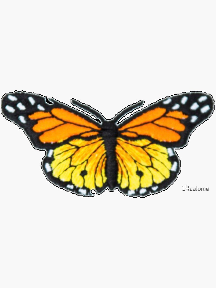 Monarch Butterfly Sticker By 14salome Redbubble 