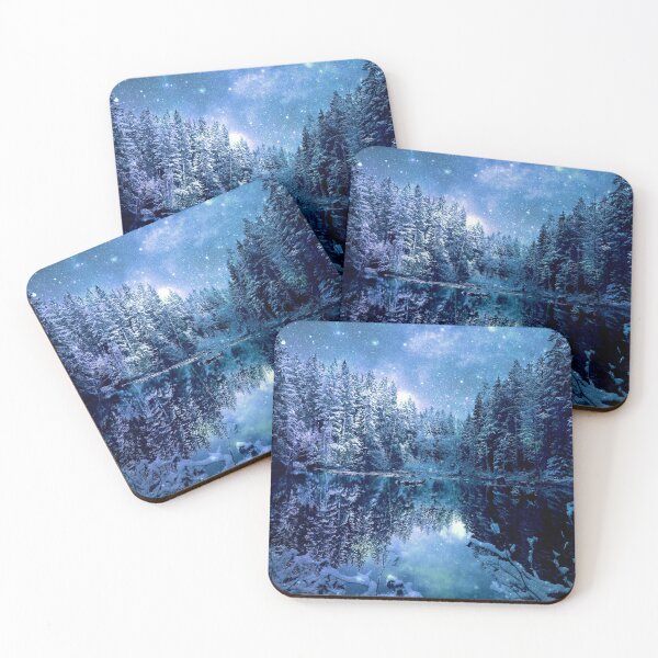 Item preview, A Cold Winter's Night : Blue Winter Wonderland designed and sold by 2sweetsDesign.