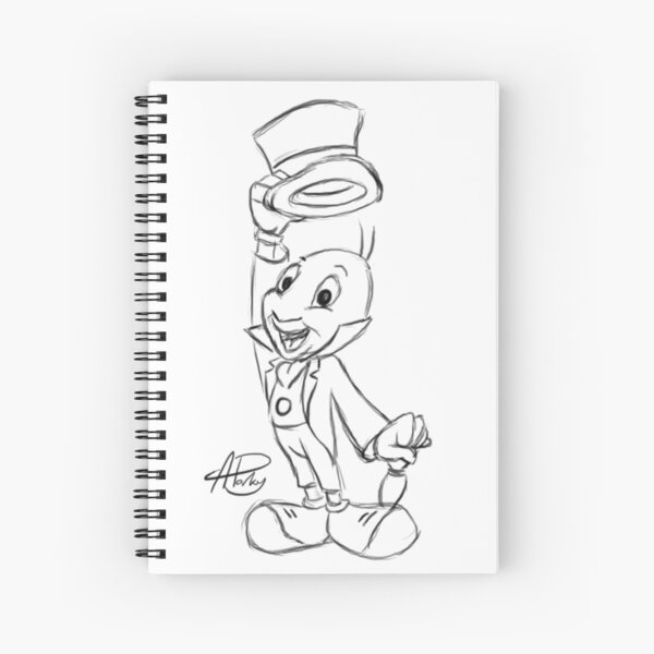 Aperçu de l'œuvre Croquis de Jiminy Cricket créée et vendue par APParky.