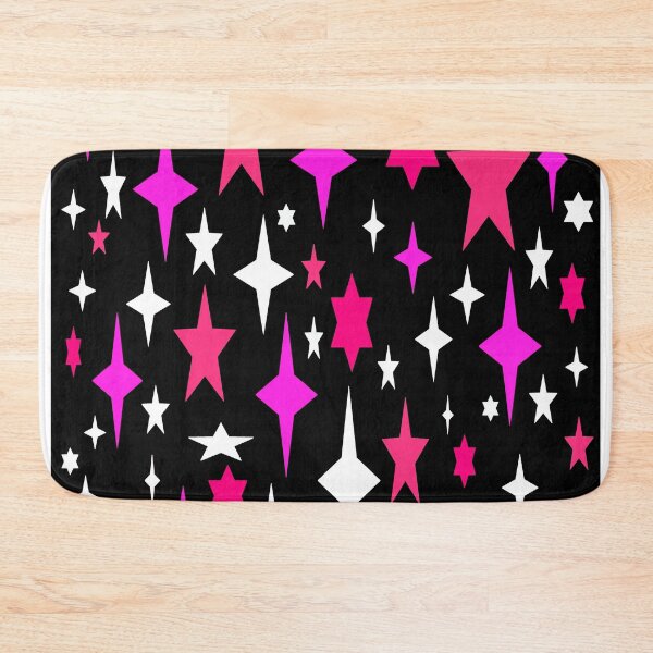 Item preview, Mid-century Atomic Stars Pink Fuchsia Retro designed and sold by 2sweetsDesign.