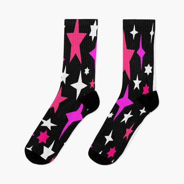 Item preview, Mid-century Atomic Stars Pink Fuchsia Retro designed and sold by 2sweetsDesign.