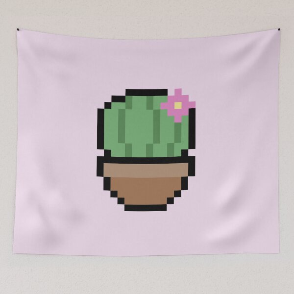 Item preview, Mini cactus pixel (pink ver.) designed and sold by starmarkets.