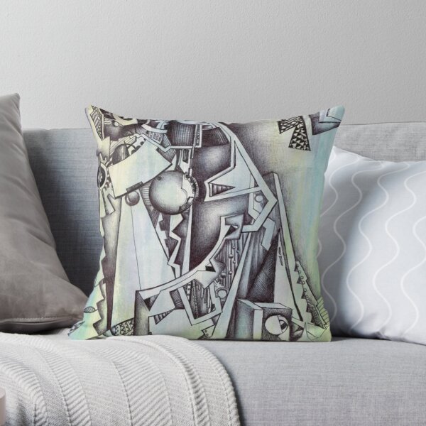 "art deco" Throw Pillow