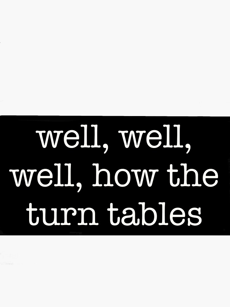 "The Office, how the turn tables" Sticker for Sale by Sierra03310