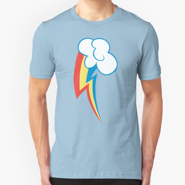 Rainbow Dash Cutie Mark Slim Fit T-Shirt
