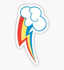 Rainbow Dash Cutie Mark Sticker