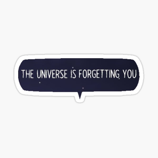 Item preview, Night in the Woods Quote w/ Galaxy Background designed and sold by disasterdom.