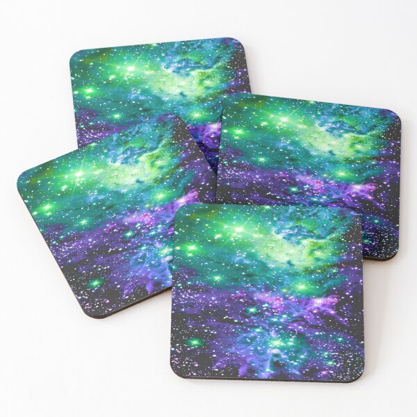 Item preview, Fox Fur Nebula Purple Violet Green designed and sold by 2sweetsDesign.