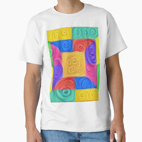 Item preview, DeepDream Color Squares Visual Areas 2020+ designed and sold by blackhalt.