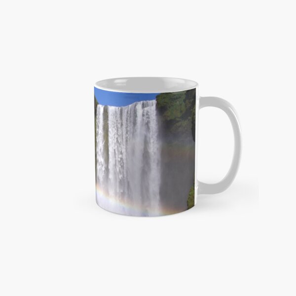 skogafoss waterfall iceland Classic Mug