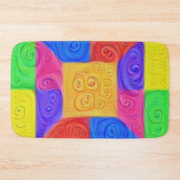 Item preview, DeepDream Color Squares Visual Areas 2020+ designed and sold by blackhalt.