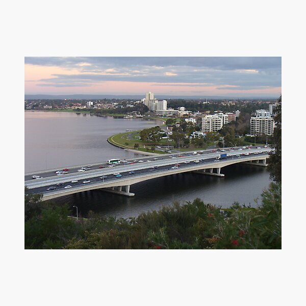 Item preview, Narrows Bridge, Swan River, Perth  designed and sold by DashTravels.