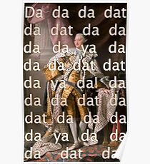 You'll be Back Hamilton King George III Da dat Poster