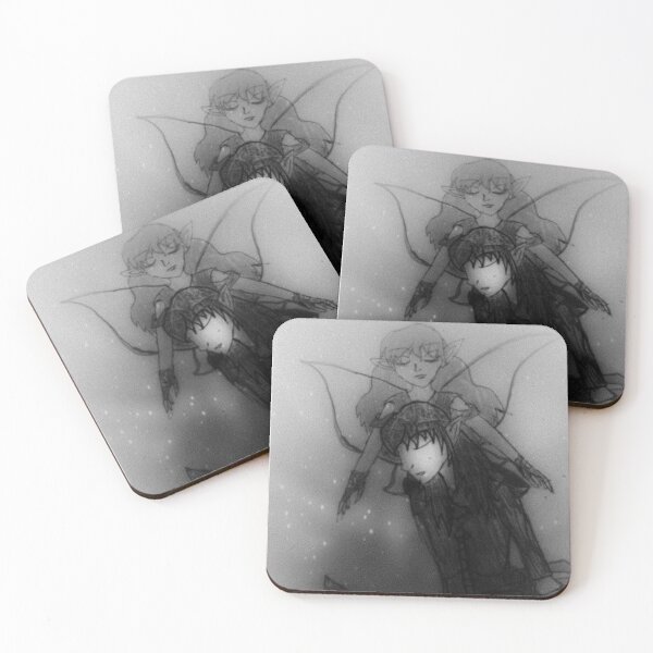 Item preview, Crystal Hearts (black and white version) designed and sold by FandomFantasies.